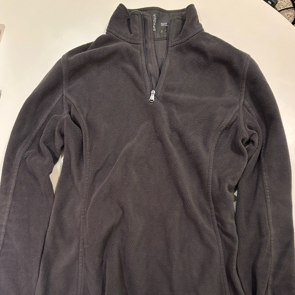 Spyder Women’s Gray Half-Zip Ski Fleece